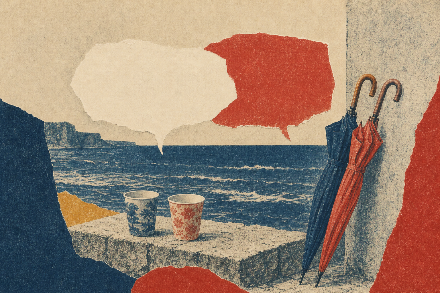 Risograph memory of an unexpected conversation