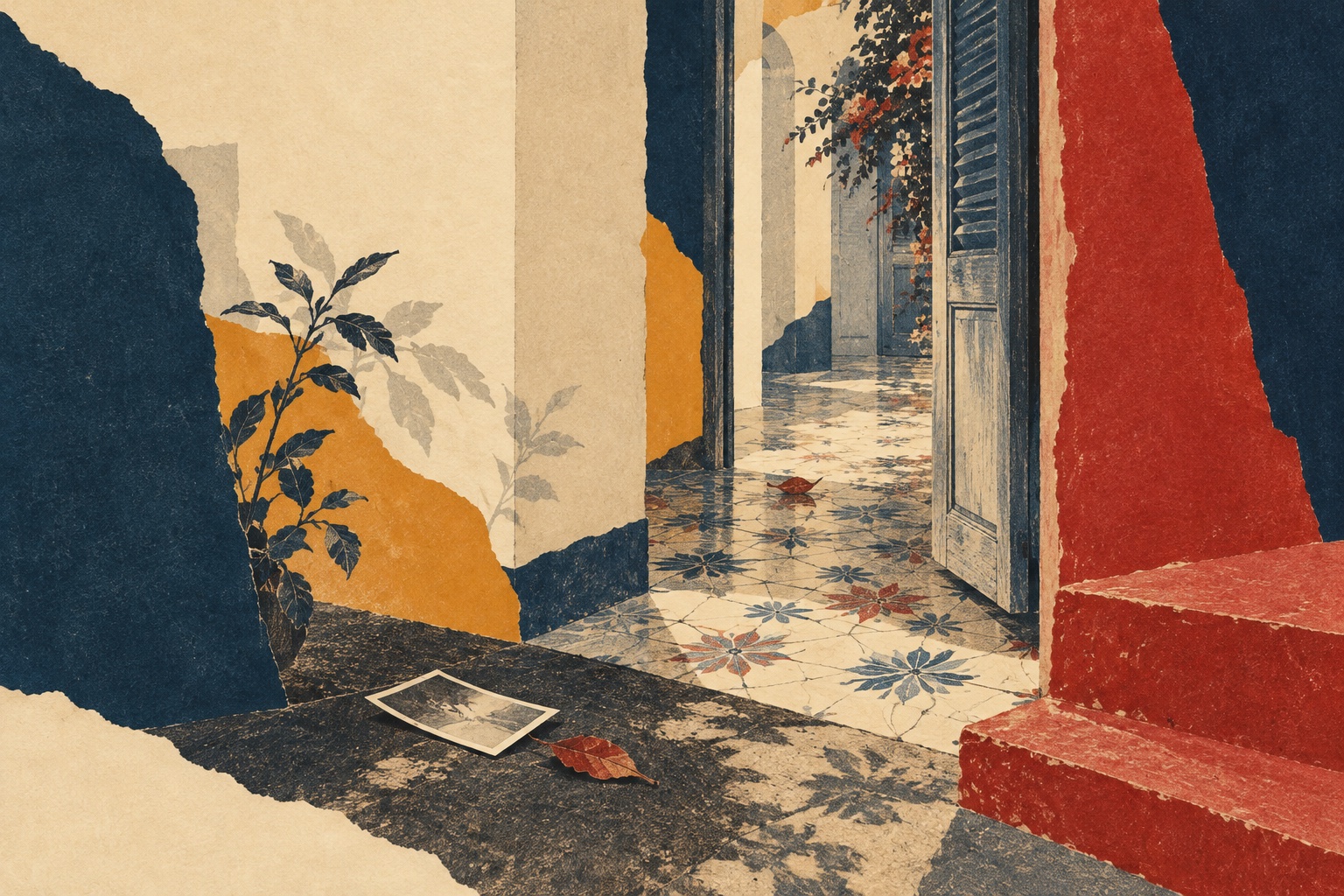 Accepting What Has Been collage artwork
